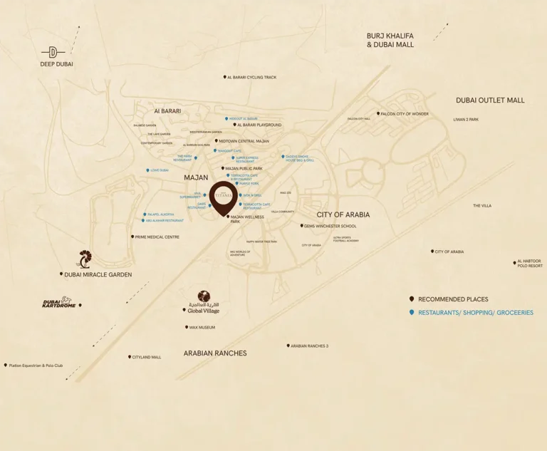 Master plan of Titania