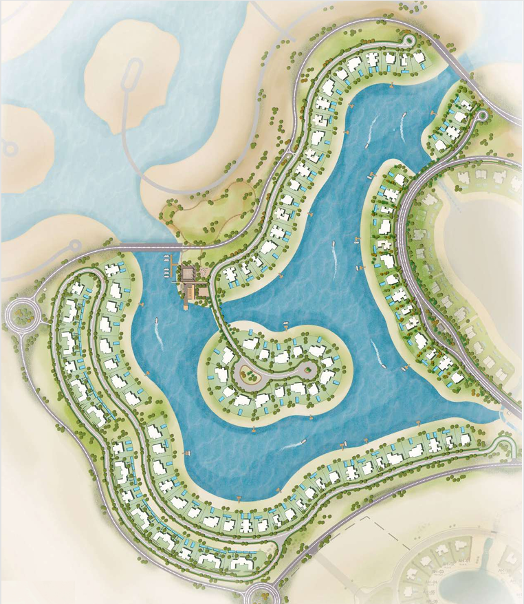 Master plan of North Bay – El Gouna