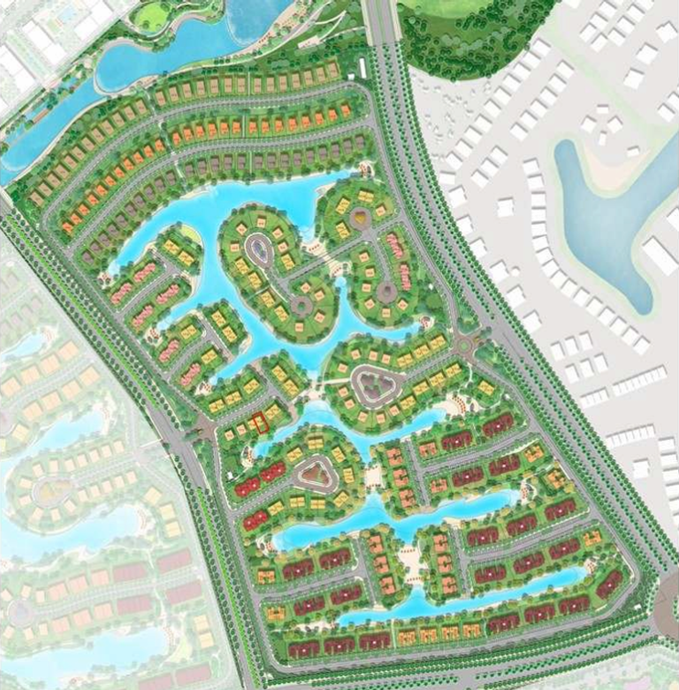 Master plan of Allam El Roum