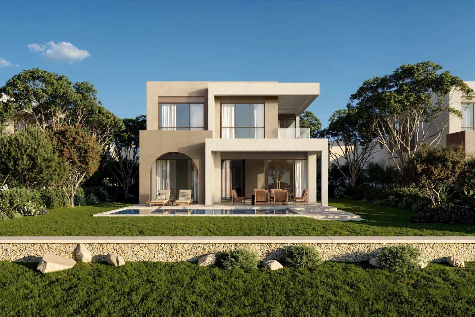 4-Bedroom Villa with Garden for Sale in Sandside Lagoons – Allam Al Roum