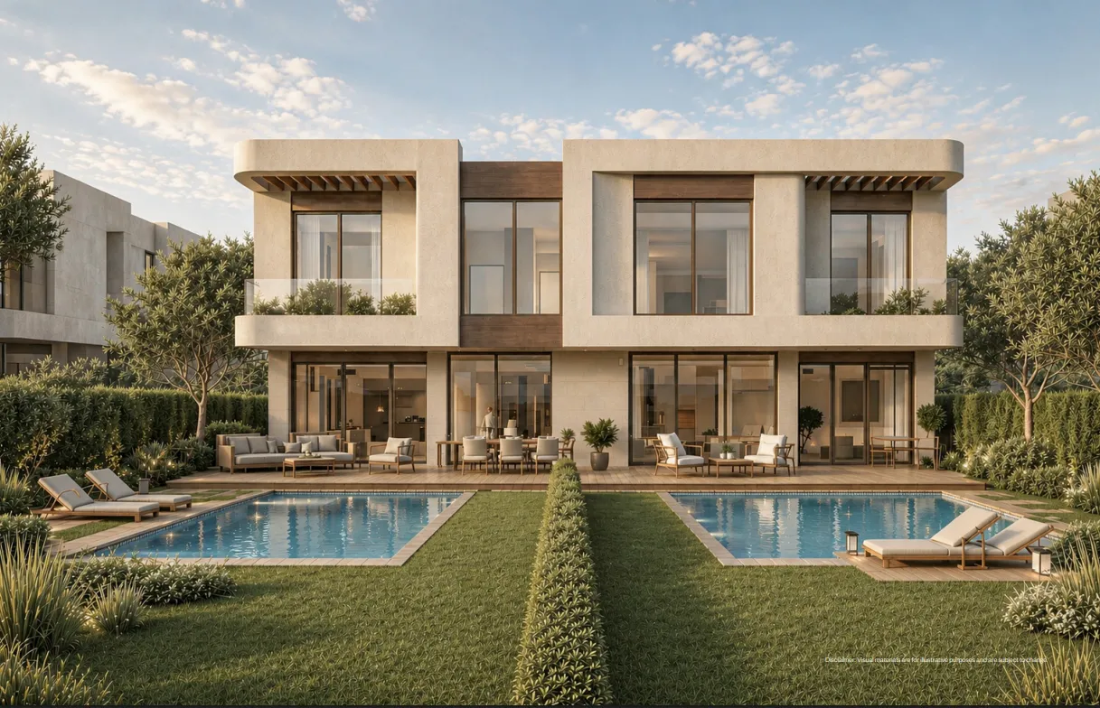 3-Bedroom Twin House for Sale in The Hillage, Sheikh Zayed