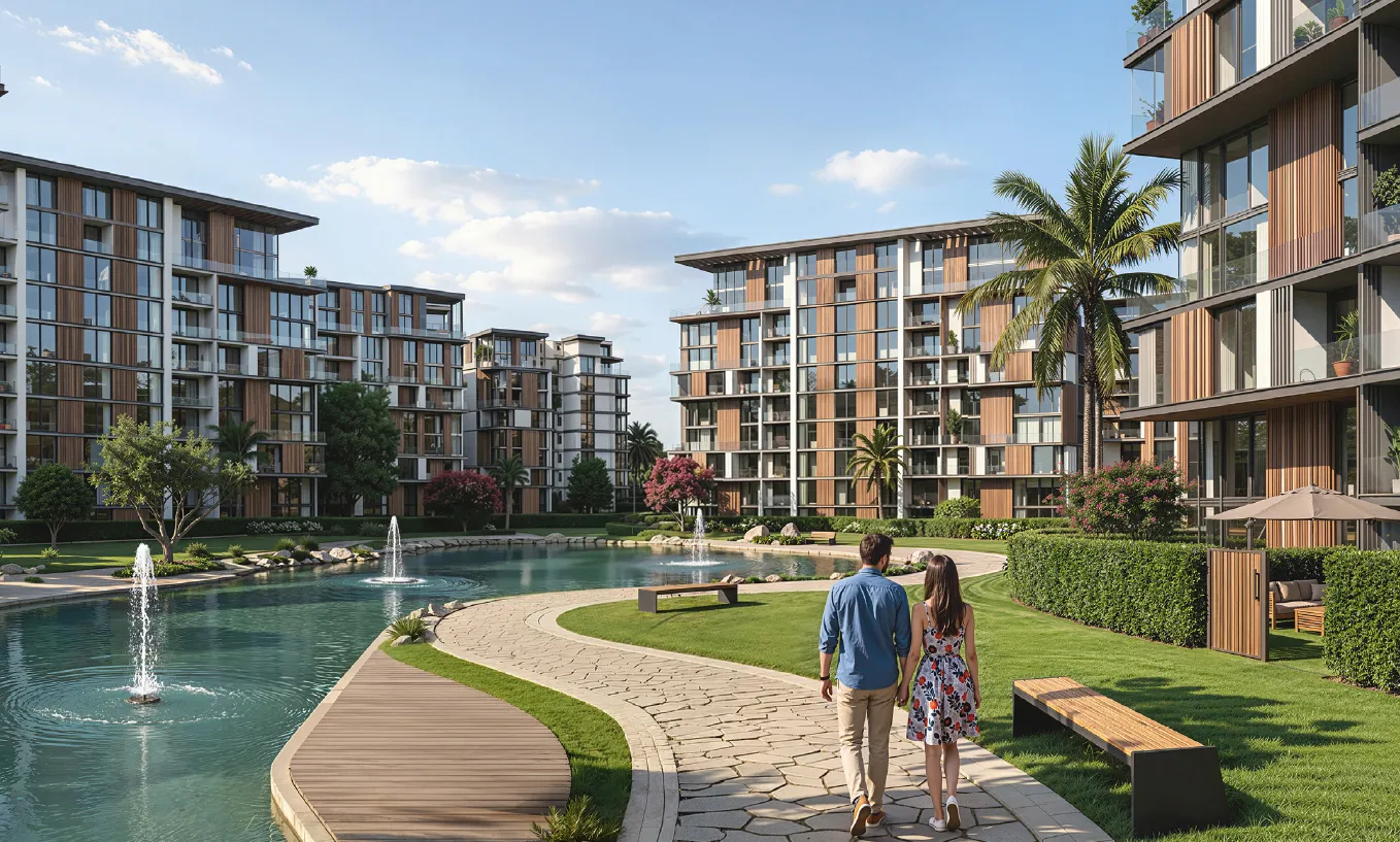 Apartment for Sale in Central Water Residences – 6th Settlement