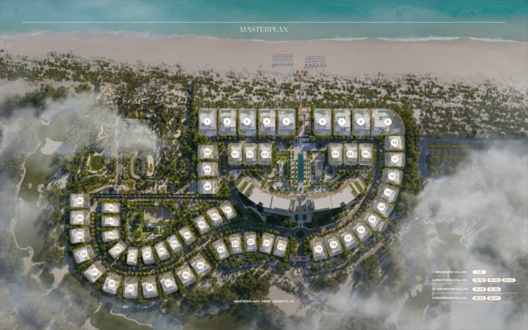 Master plan of Four Seasons Private Residences