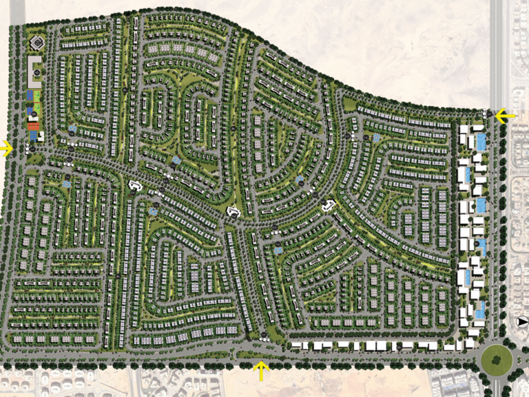 Master plan of EL PATIO TOWN SIDE