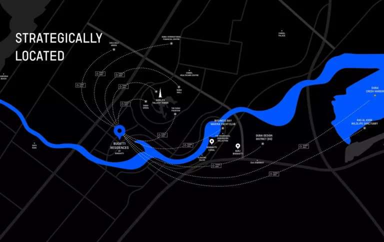 Master plan of Bugatti Residences